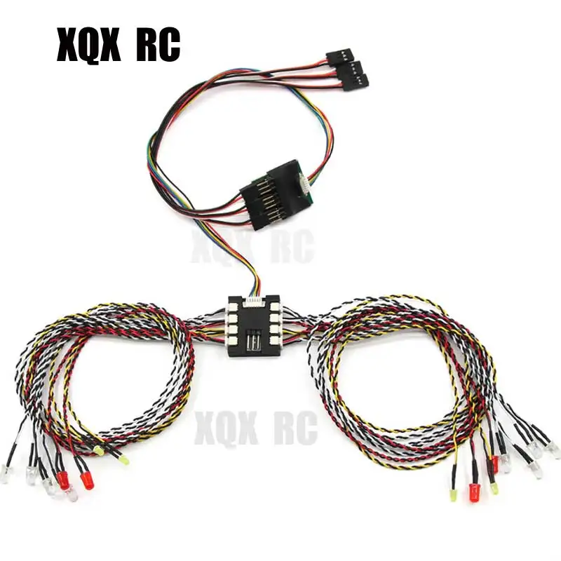 

16 LED Light System Front & Rear Lamp Group Turn Light for RC Crawler Car Traxxas TRX4 Axial SCX10 WPL D12 MN99S MN86S
