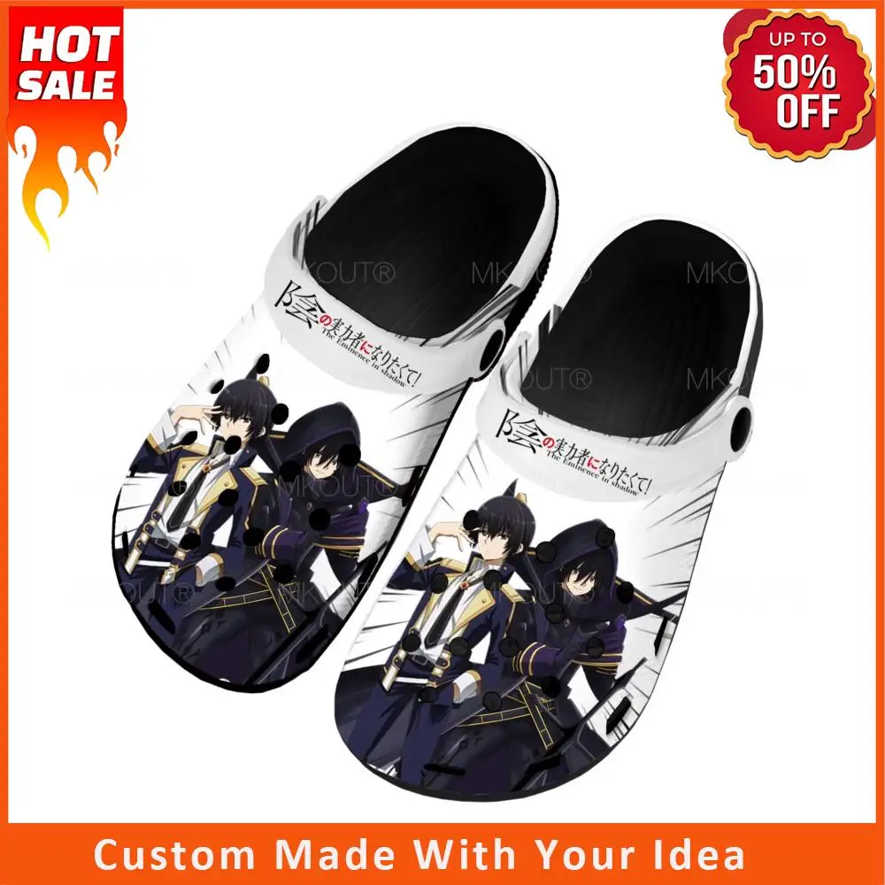 

Anime The Eminence in Shadow Home Clogs Custom Water Shoes Mens Womens Teenager Shoe Garden Clog Breathable Beach Hole Slippers