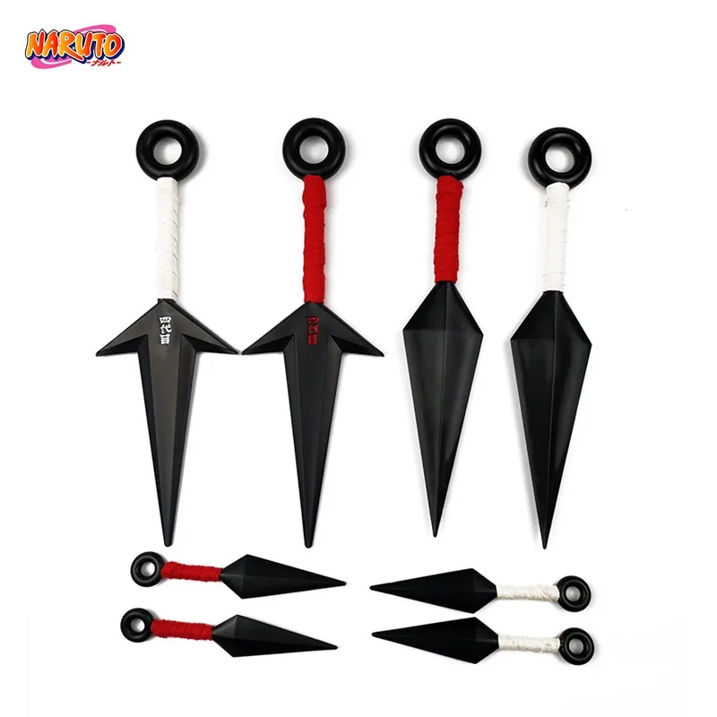 

26cm Anime Naruto Kunai Weapon Action Figure Swirl Kakashi Cosplay Accessories Prop Collection Plastic Model Kids Toy Gift