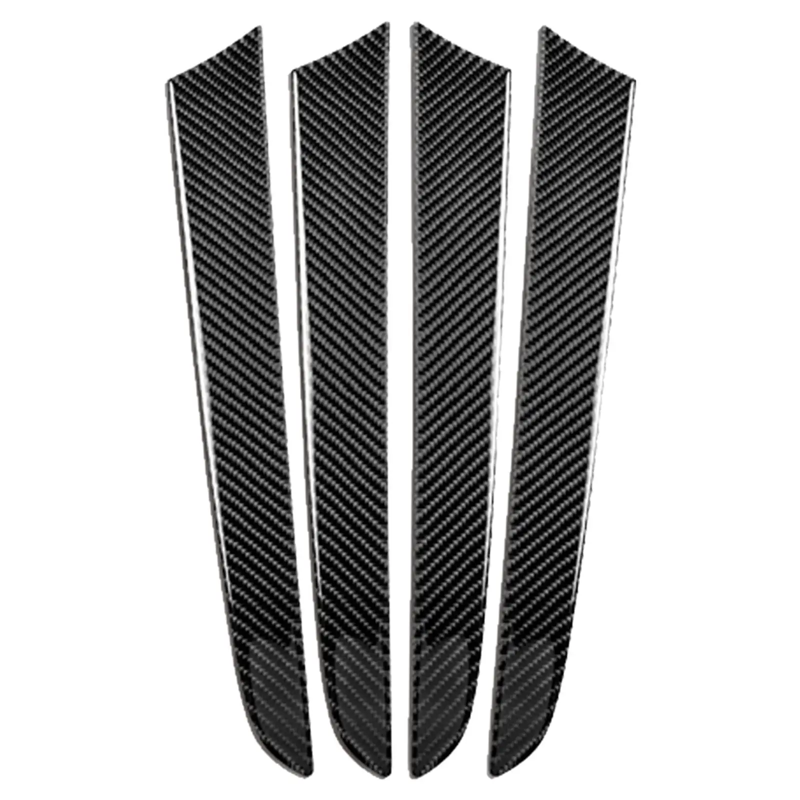 

4x Car Interior Door Handle Panel Sticker Accessories Decorative Carbon Fiber Inner Strips for Audi Q5 8R sq5 2010-18