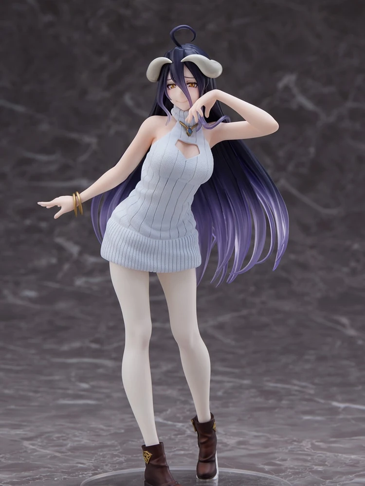 

Original Taito Coreful Overlord Albedo Knit Onepiece Ver PVC Action Doll Model Figure Toys