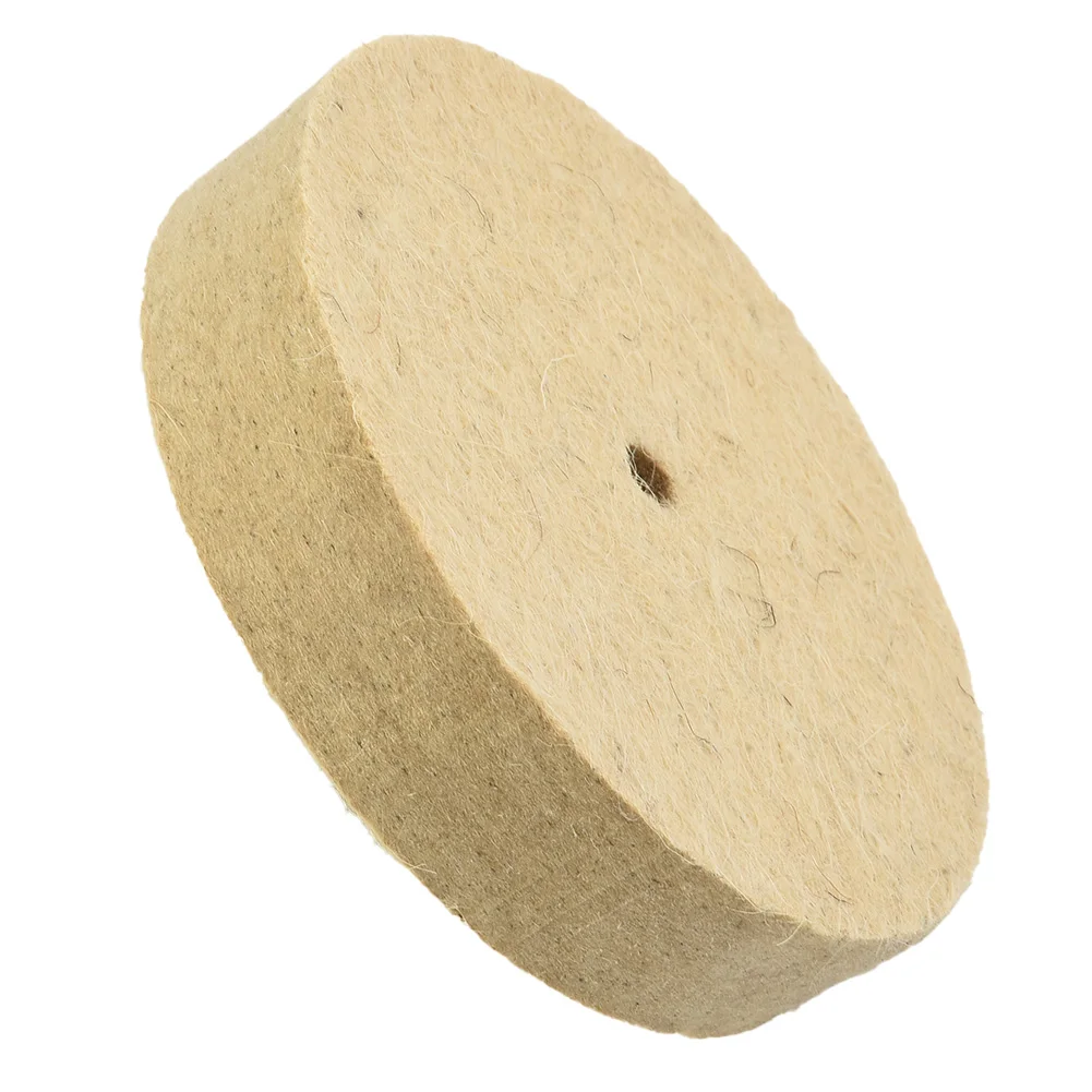 5In Wool Felt Polishing Wheel Grinding Wheel Wool Buffing Pad For Stainless Steel Copper Aluminum Grinder Rotary Tool Parts