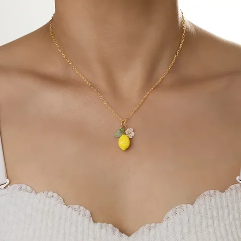 Лимонное ожерелье