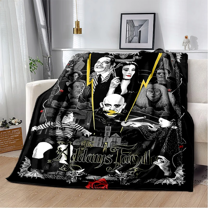 

Одеяло для семьи, для мужа и жены, одеяло для семьи, одеяло с узором в среду, Готический Декор, диван, одеяло для пикника и путешествий