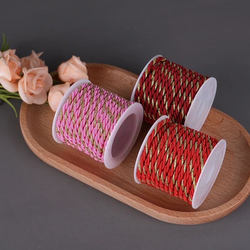 3/5/10 ярдов 3 мм 3-жильный Паракорд аксессуары для украшения дома домашний текстиль