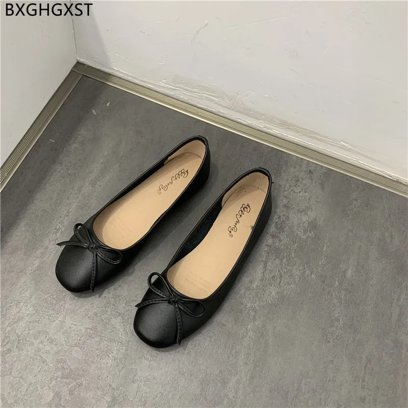 

Casuales Loafers Women Butterfly Knot Slip on Shoes for Women Office 2022 Flats Shoes Women Barefoot Shoes Women Square Toe