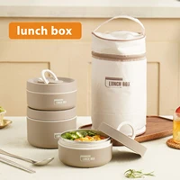 stainless steel insulated lunch container set multi layer high capacity combination picnic lunch box with sealing function