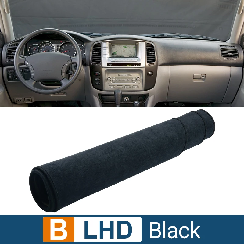 

Для Toyota Land Cruiser 100 LC100 1998-2003 2004 2005 2006 2007, чехол для приборной панели автомобиля, коврики для приборной панели, солнцезащитный козырек, чехол с защитой от УФ-лучей