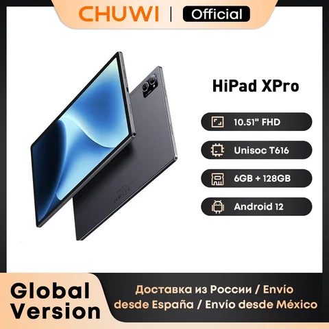 CHUWI HiPad XPro планшет, 6 ГБ 128 ГБ, Android 12, экран 10,5 дюймов