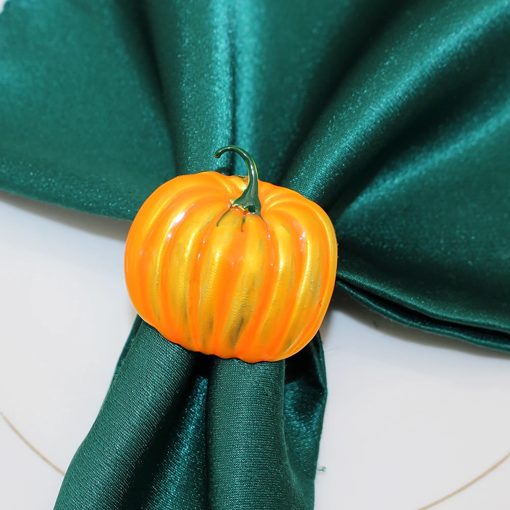 6 шт. держатель для салфеток в виде тыквы на День Благодарения