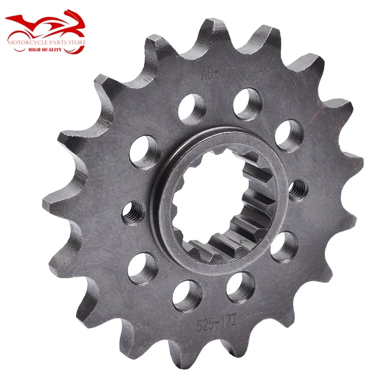 Звездочки цепи 525 17T 16T для 1000CC 1100CC 800CC 900CC Honda VF700 vFR 750 800 CB 900 1000 CBR1000 CBR1100 CB1100 VF1000