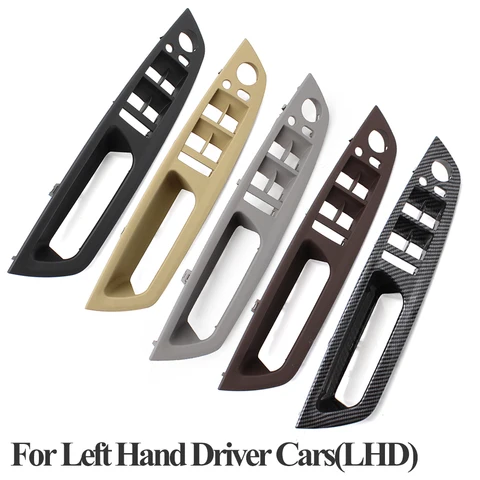 Модернизированная внутренняя дверная ручка автомобиля с левым рулем и внутренним подлокотником, замена крышки панели для BMW X5 X6 E70 E71 E72 2007-2013