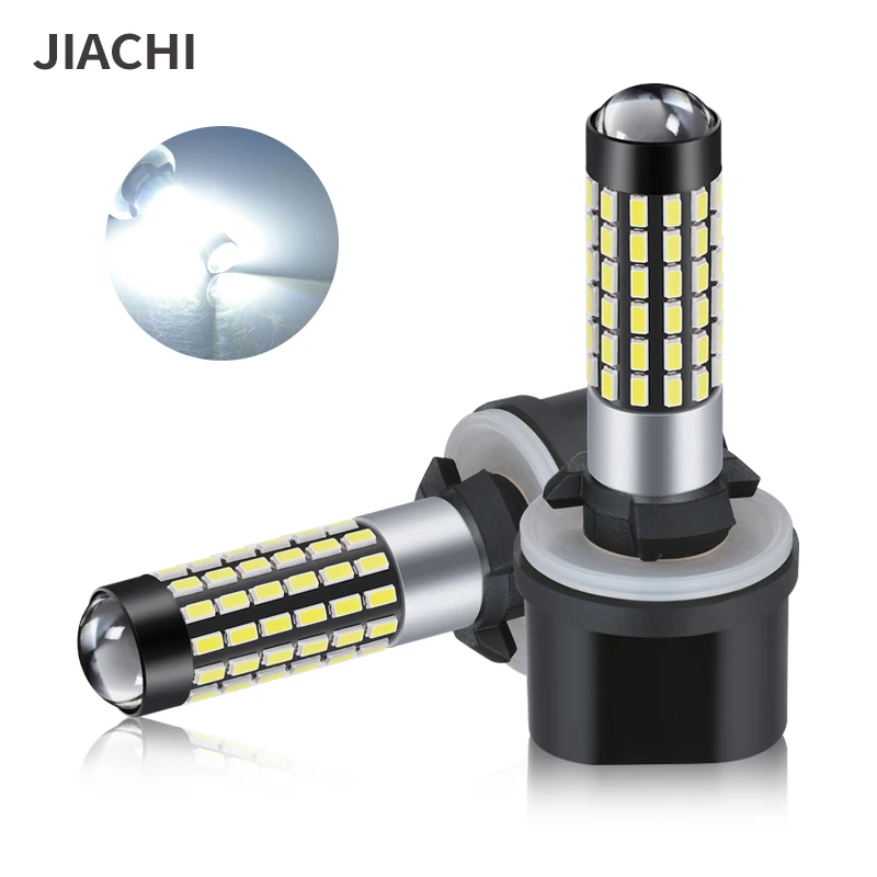 Jiachi 2 шт. H27W/1 880 светодиодные лампы противотуманные фары для автомобилей 78SMD 3014