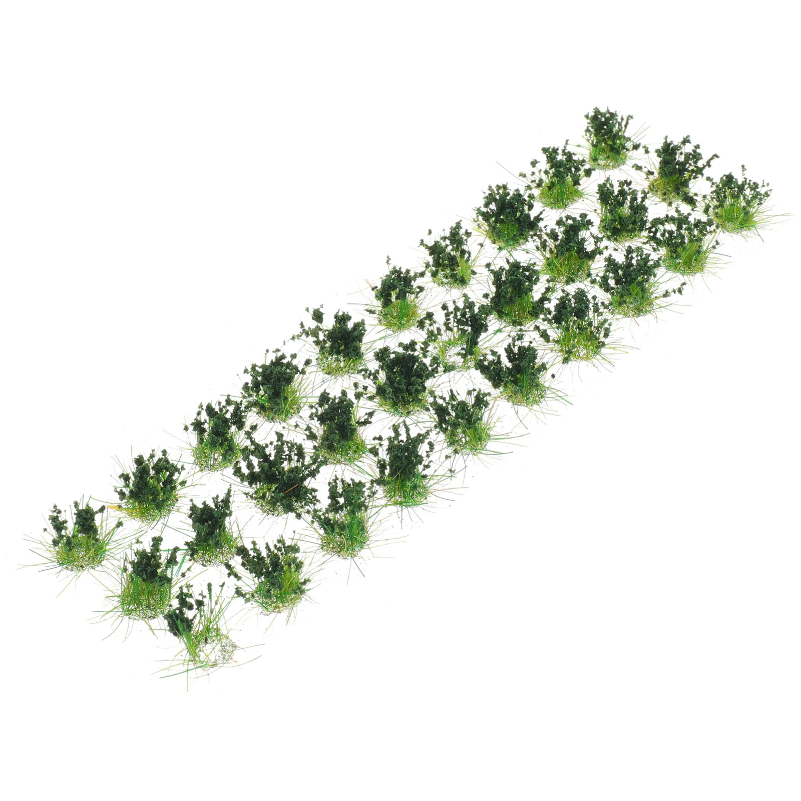 

Grass Model Artificial Landscape Tuft Tufts Railway Micro Train Terrain Gaming War Sheet Decorative Bushy Shrubs Lowland