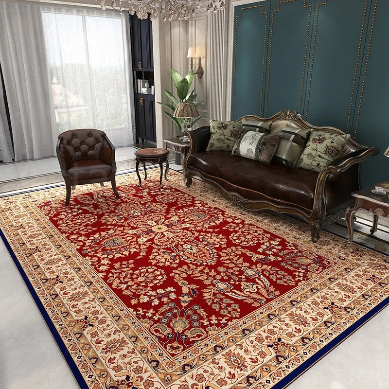 

Vintage Geometric Persian Ethnic Style Kitchen Living Room Bedroom Bedside Rug Ethnict Tapetes Floor Mat Home Decor Non-slip