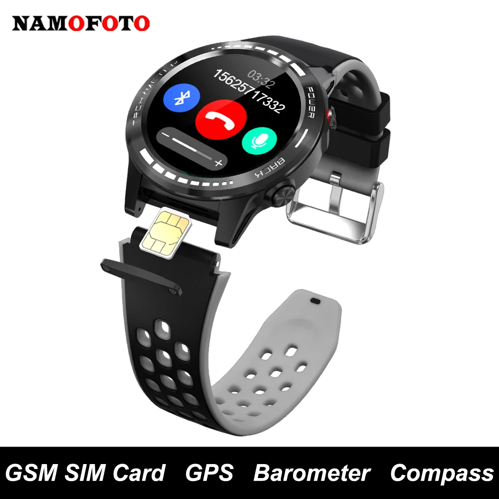 

Смарт-часы с Bluetooth, GPS, компасом, барометром, шагомером