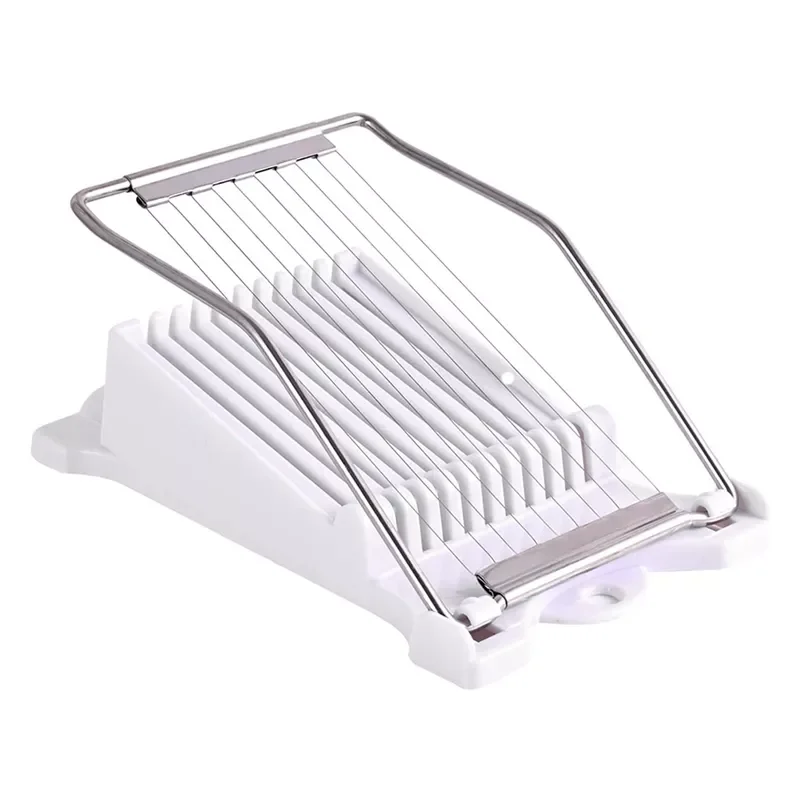 

Slicer for Cutting Spam Ham Luncheon Meat Boiled Eggs Cucumber Strawberry Bananas Made By ABS and Stainless Steel Wire