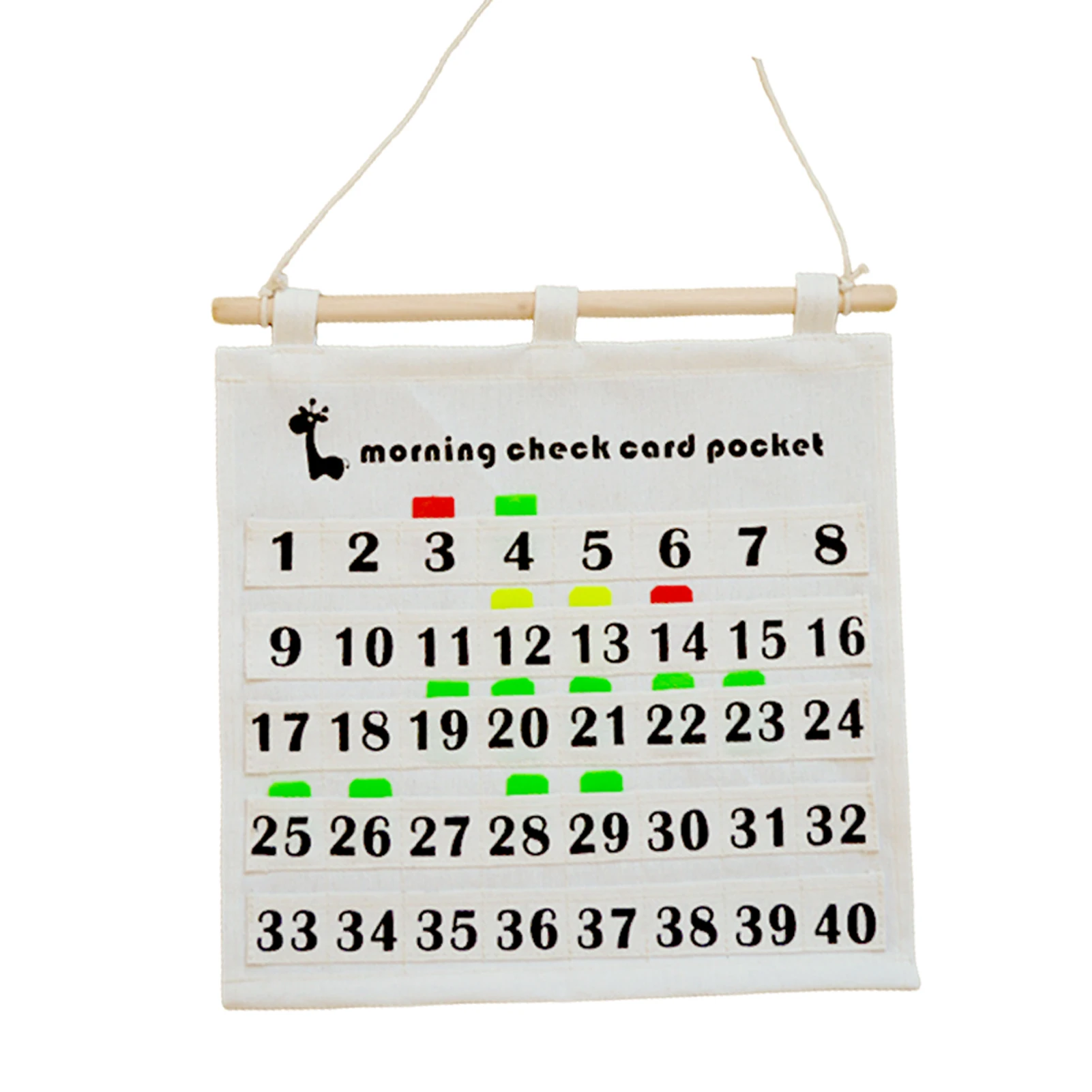 

Mini Pocket Indoor Durable Office Fabric Space Saving Wall Decor Minimalist Universal Hanging Bag Card Holder Storage Organizer