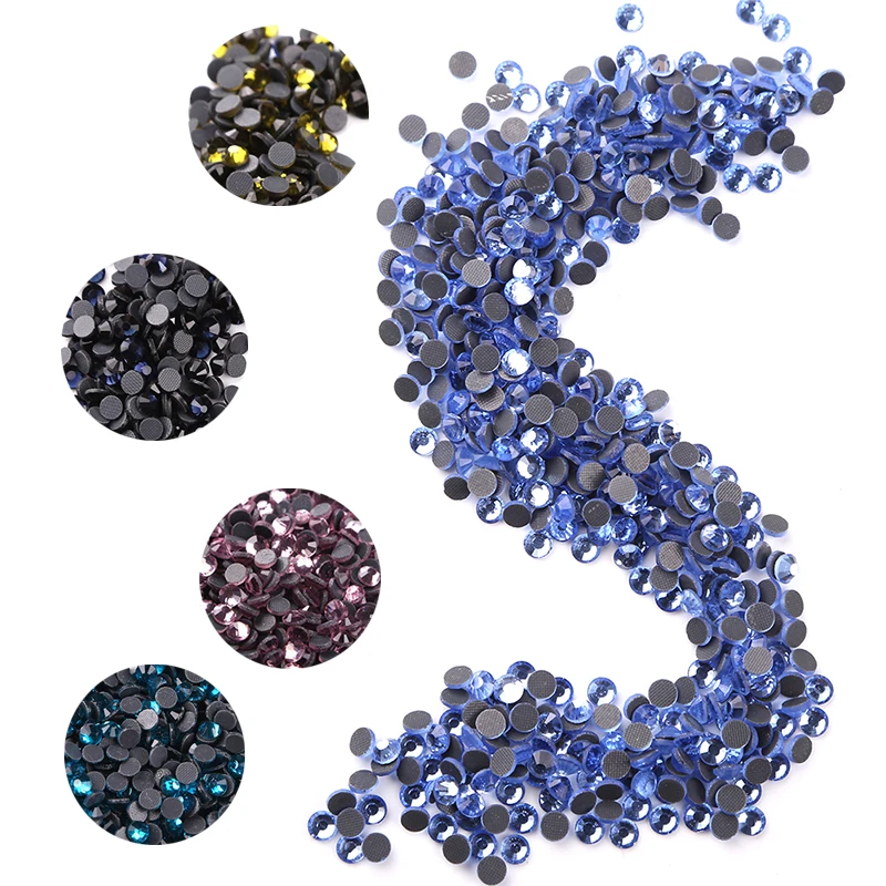 

SS20 Glitter DMC Crystal DMC Hot Fix Rhinestones Glass Strass DIY Accessories Crystals Diamond for Clothes Nails Art Rhinestones