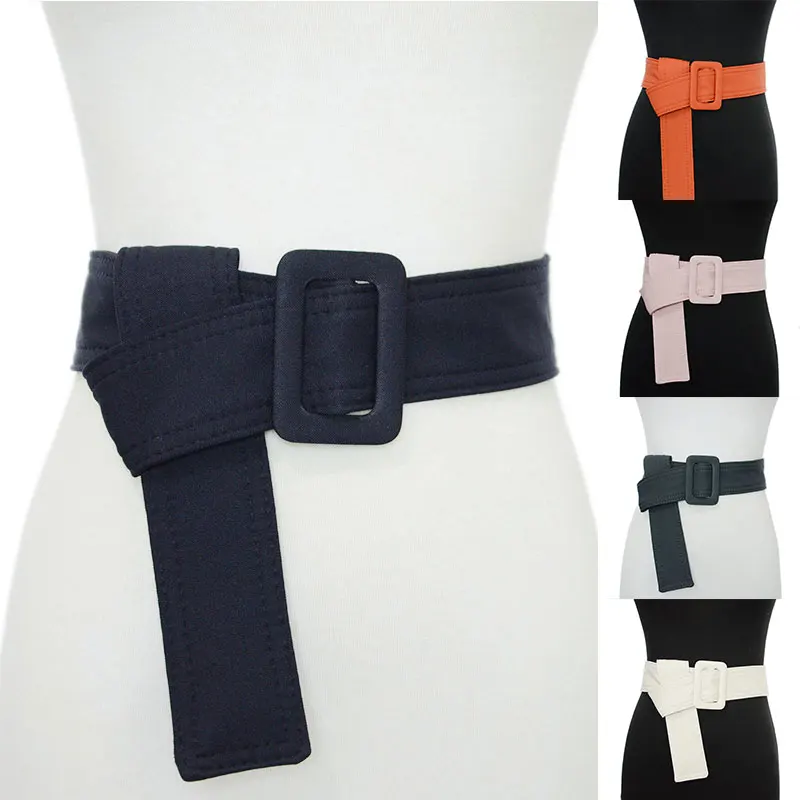 

2022 Designer Belts For Women High Quality Canvas Belt Luxury Brand Wide Waistband Cummerbunds Dress Waistband For Wedding Party