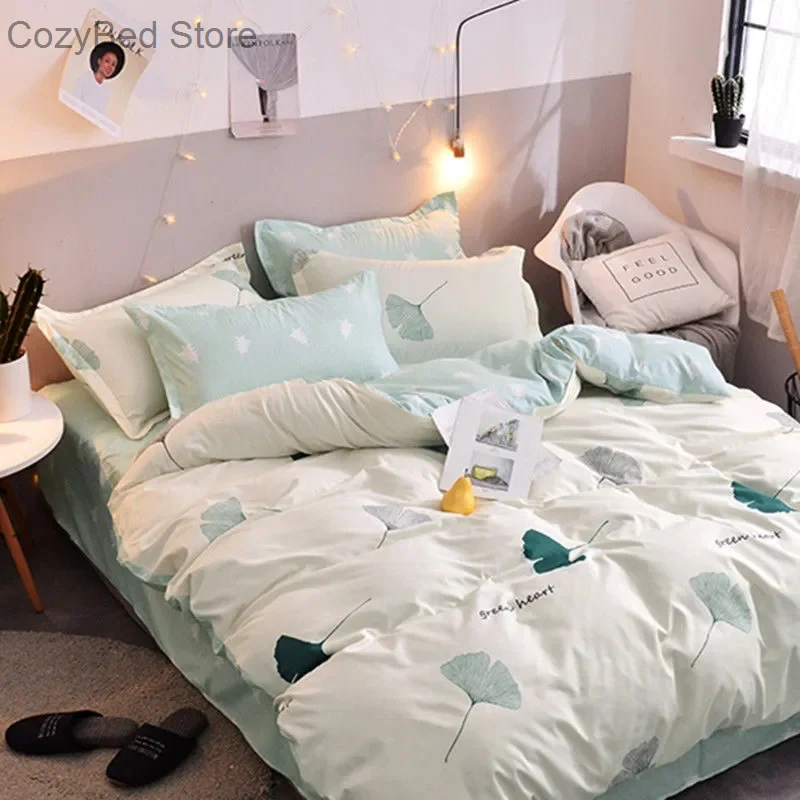

Ldyllic Style Bedding Set Duvet Cover Set 180x220 Single Double Queen King Quilt 2022 Covers Sets Bedclothes All Season