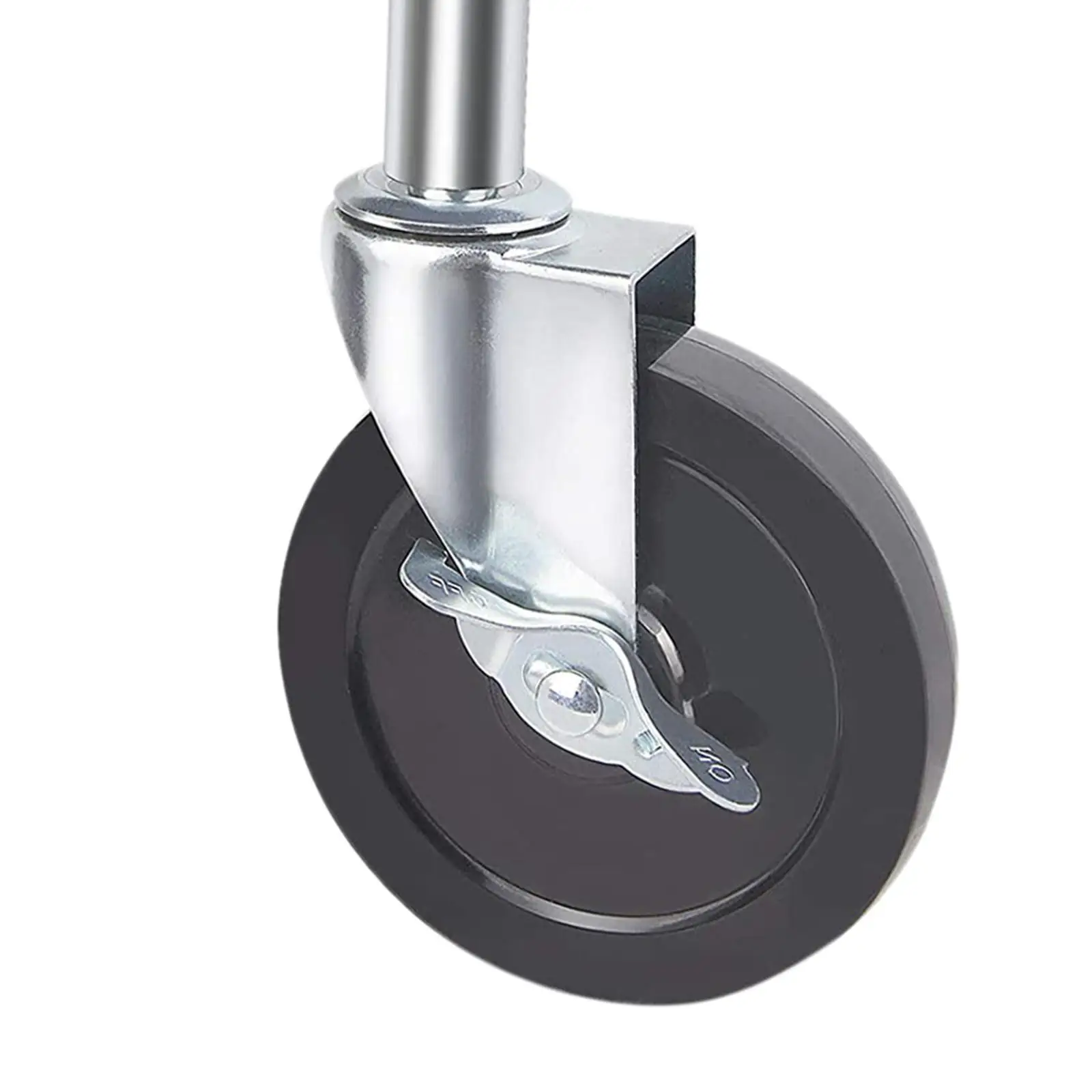 

Door Gate Caster Heavy Duty Hard Rubber Gate Wheel Suspension Black 4 in