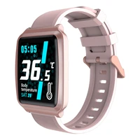 y16 smart watch body temperature measurement smartwatch sports sleep heart rate tracker sedentary reminder watch ip67 waterproof