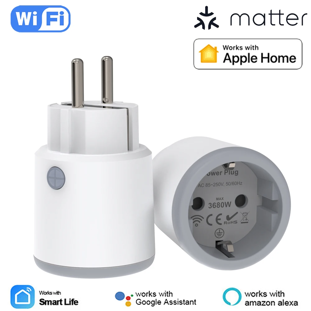 

Haozee Matter Smart Power Plug 16A Wi-Fi