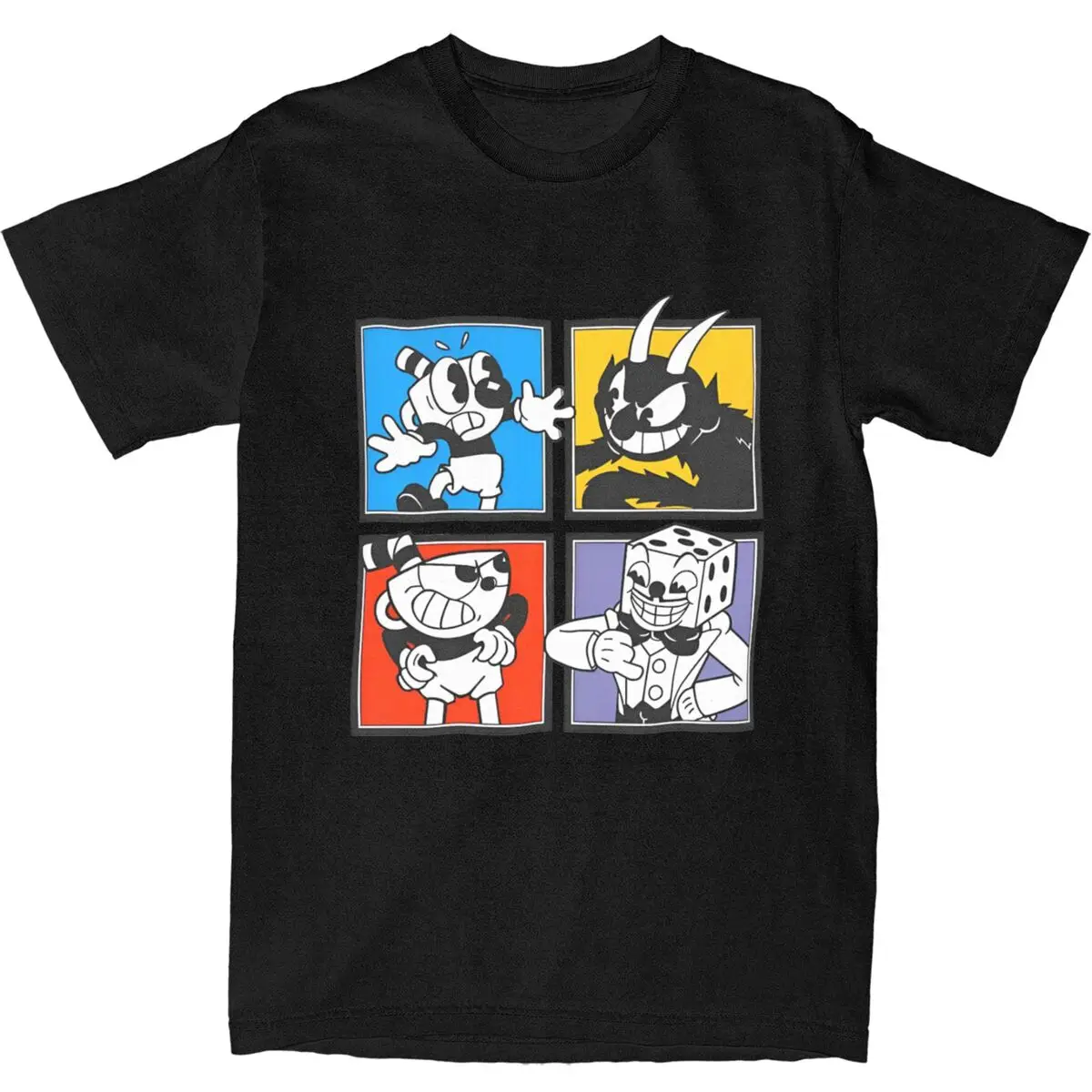 Мужская и женская футболка футболки с чашкой новинка летняя персонажами