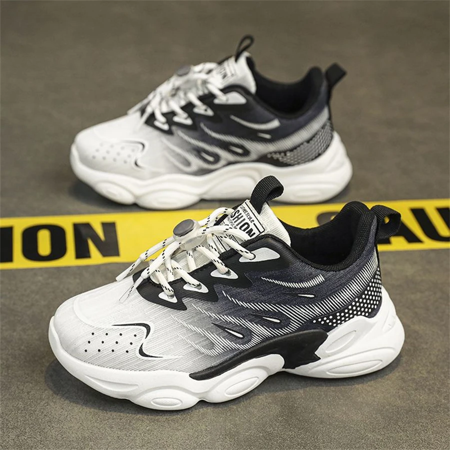 White Red Children's Shoes 2023 Summer Breathable Boys' Sports Shoes Girls' Shoes INS Dad Shoes Fashion Student Running Shoes