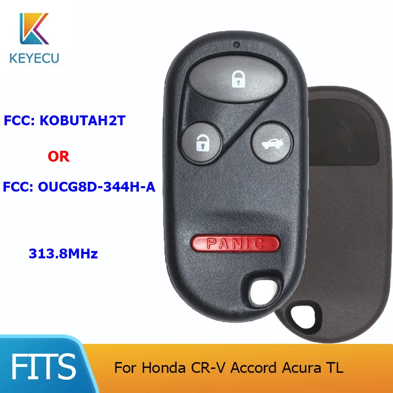 KEYECU FCC:KOBUTAH2T/телефон с дистанционным управлением брелок для автомобильного ключа
