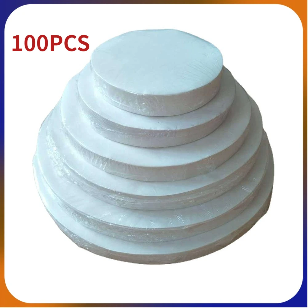 

1bag 100pcs Baking Paper Non Stick Circle Round Parchment Liner Hamburger Cake Cookie Pizza Bakeware Accessories Tool Quality