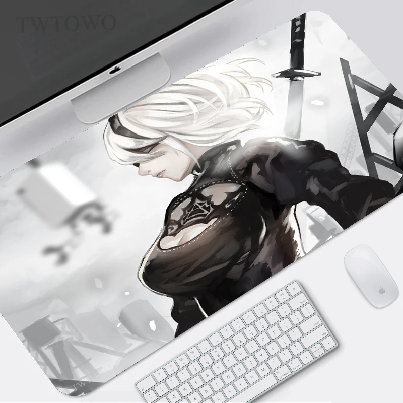 Пикантный коврик для мыши Nier Automata 2b геймерский большой размера XL домашний XXL из