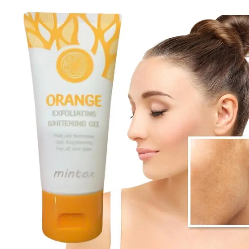 

Orange Exfoliating Gel Scrub Orange Exfoliating Whitening Gel Dead Skin Remover For Face Body Orange Body Scrub Exfoliator