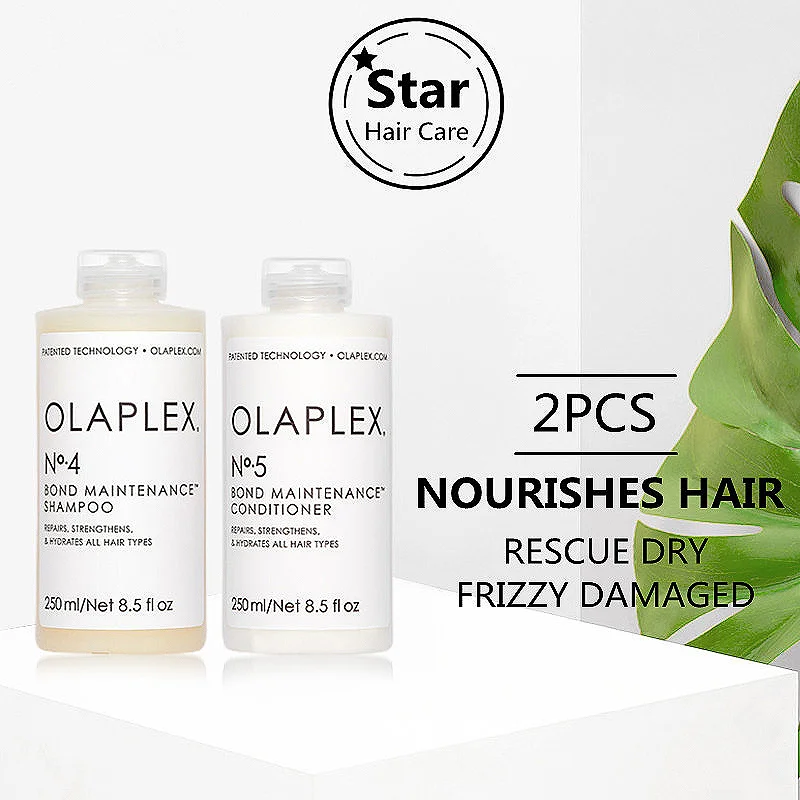 

Olaplex No.4 Cleaning Shampoo And No.5 Maintenance Conditioner Oil Control Moisturizing Repair Dry Damaged Hair Care Set 2pcs
