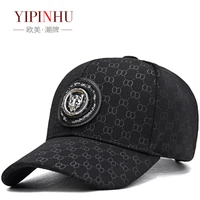 2022 spring new brand hat mens trendy new authentic circle printing leopard head baseball cap sun hat