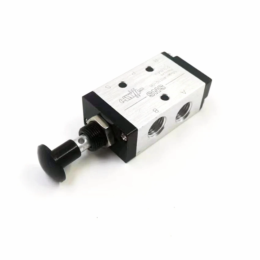 Ручной пневматический ручной вытяжной клапан серии 4R 5/2 с рычагом 4R210-08