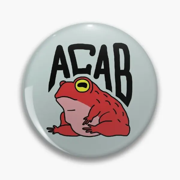 Мягкая булавка для кнопки Acab в виде лягушки креативная металлическая забавная