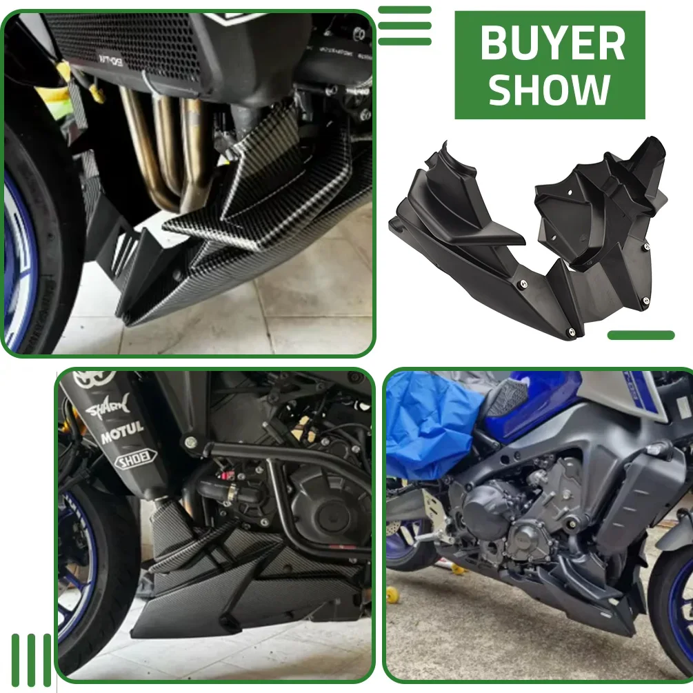 Фото Защита живота мотоцикла для Yamaha Tracer 9 GT 2021-2023, модель нижнего шасси двигателя, защитная пластина, аксессуар №3