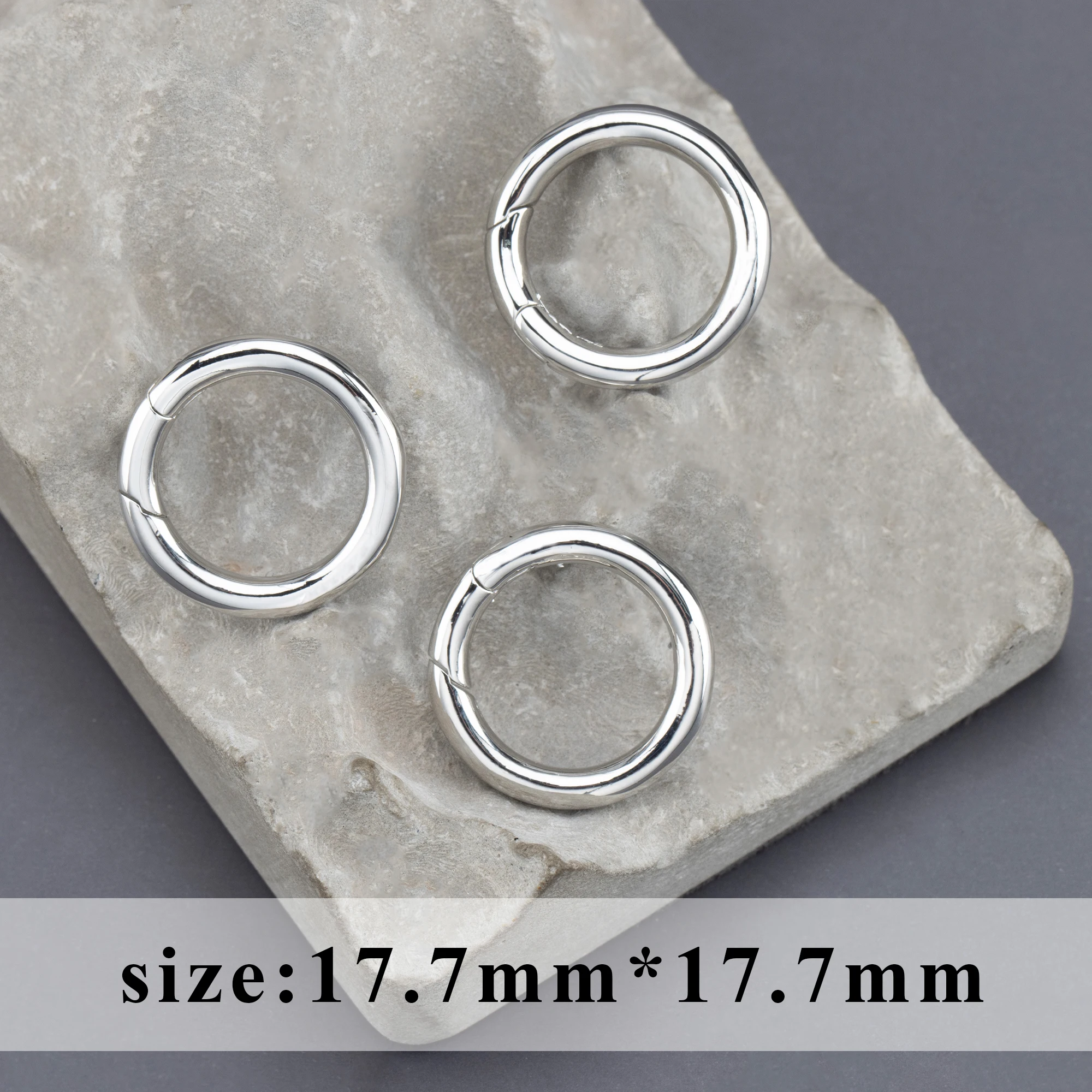 Гуфейтер МА83 ювелирные аксессуары никелевого покрытия, покрытые 18-каратным золотом, медные крючки для изготовления застежки браслета и ожерелья, 10 шт./лот.