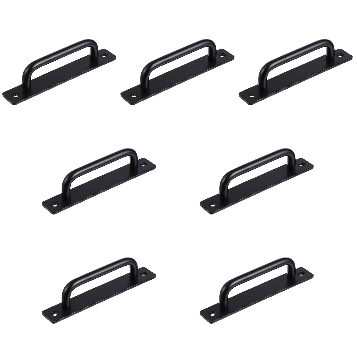 

7 Sets Barn Door Handle Base Handle Pull Furniture Accessories