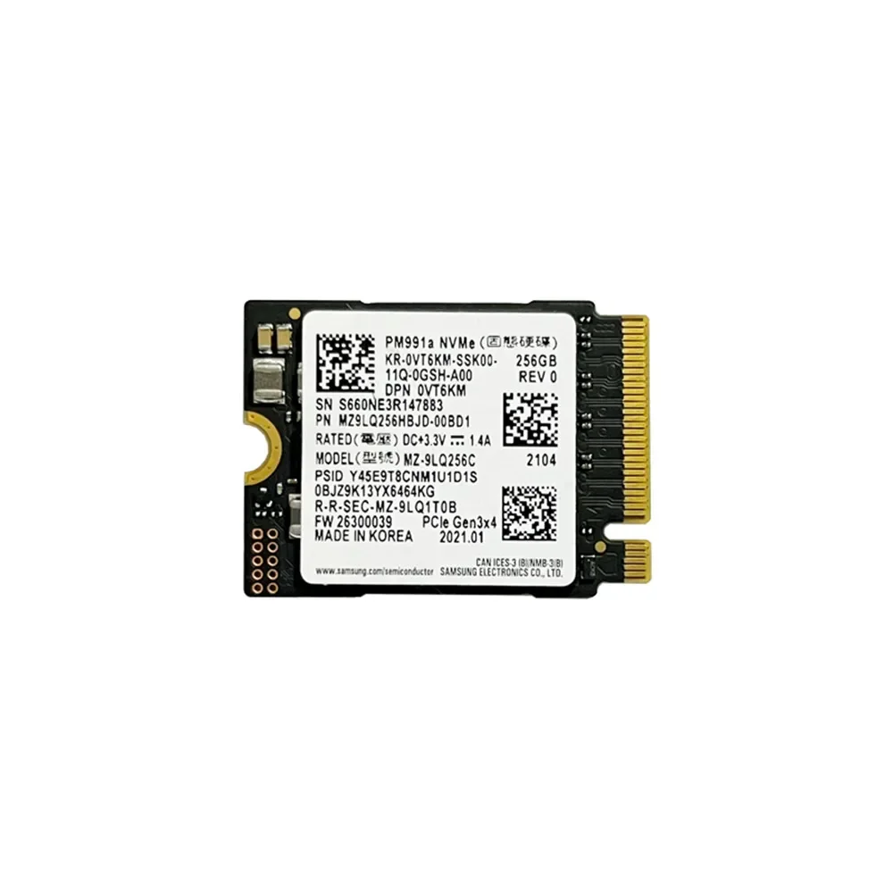PM991A 256 ГБ 512 1 ТБ SSD M.2 2230 Внутренний твердотельный накопитель PCIe 3.0x4 NVME для Microsoft Surface