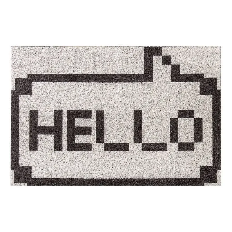 Режущий проволочный напольный коврик с кольцами и кнопками домашний для входной