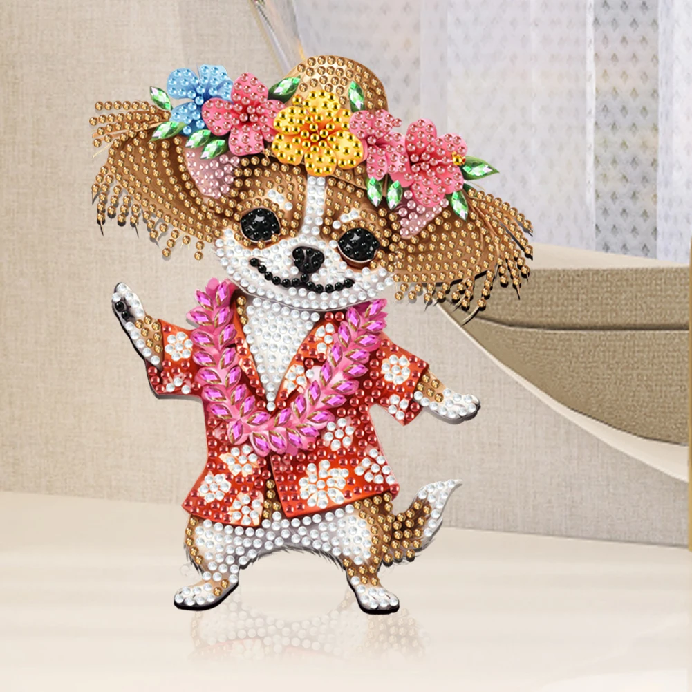 Набор для рисования акриловыми стразами настольные украшения особой формы с