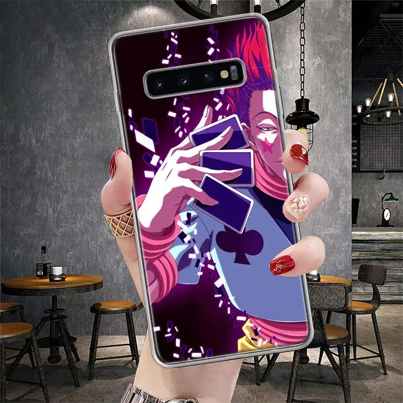 Чехол Hunter HXH Hisoka для телефона Samsung Galaxy S21 S20 FE S22 S23 S24 Ultra S10 Plus S9 + S8 S10E мягкий чехол