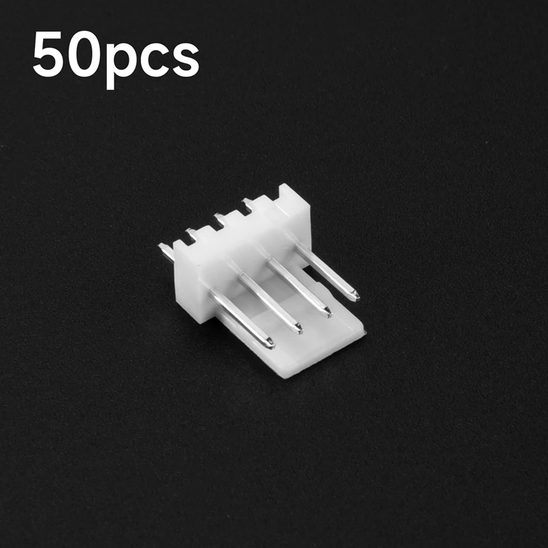 50Pcs KF2510 Connector 2.54MM Male Pin Header 4Pin Fan For ASIC Miner Antminer S9 Z9 Z15 L3+ DR3 T2T A9 A1 A10