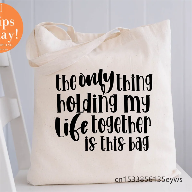 

Единственное, что держит меня жизнь вместе, это эти графические хипстерские сумки-тоуты для покупок с мультяшным принтом, сумки для девушек,...