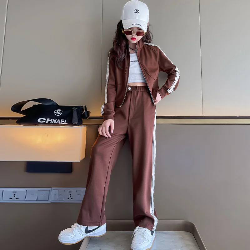 

2 шт./комплект, Детская Хлопковая школьная форма для девочек-подростков