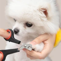 multicolor stainless steel grooming clippers and pet flea comb brush hair remover pet dog cat nail clipper professional cutter