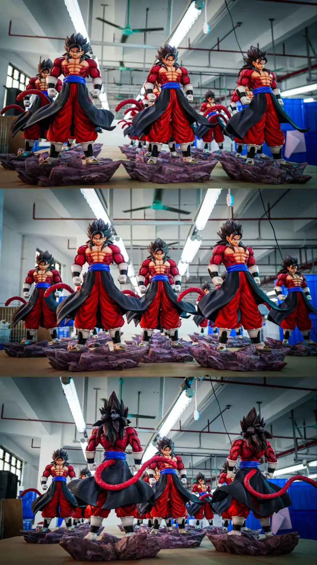 Фото В НАЛИЧИИ 35 см JT&CK Toys Dragon Ball Аниме Фигурка Vegetto Фигурка Ssj4 Фигурка Super Saiyan 4 Vegetto Фигурка Модель из ПВХ Подарок №4